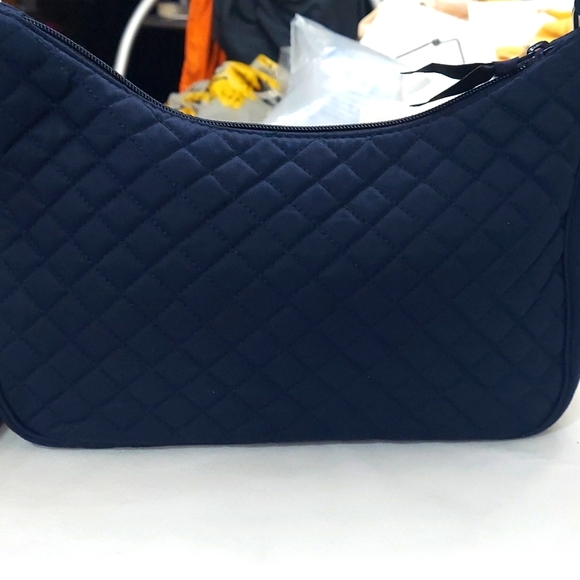 Vera Bradley Frannie Crescent Crossbody Bag in Microfiber navy blue - Picture 3 of 4